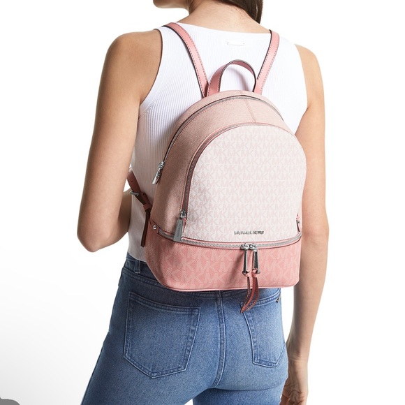 Michael Kors Backpack Rhea m Logo Backpack - Picture 3 of 9